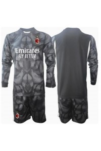 AC Milan Keeper Babyklær Hjemme Fotballdrakt til barn 2024-25 Lange ermer (+ Korte bukser)